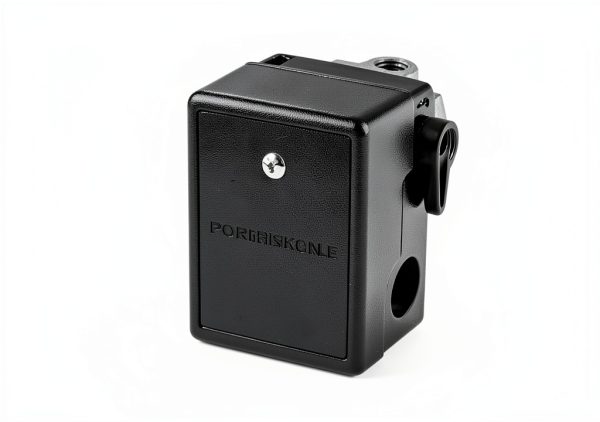 140-175 PSI, Heavy Duty American Made Air Compressor Pressure Switch, Includes Rotating Unloader and On Off Lever, Four 1/4" NPT Ports, Made in USA-0
