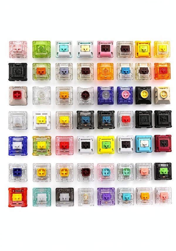 KPREPUBLIC 81 Switch Tester with Acrylic Base and Blank Keycaps-1