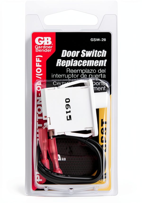 Gardner Bender GSW-26 Door Switch SPST 16A/125V AC White-2