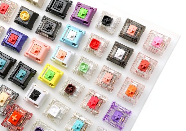 KPREPUBLIC 81 Switch Tester with Acrylic Base and Blank Keycaps-4